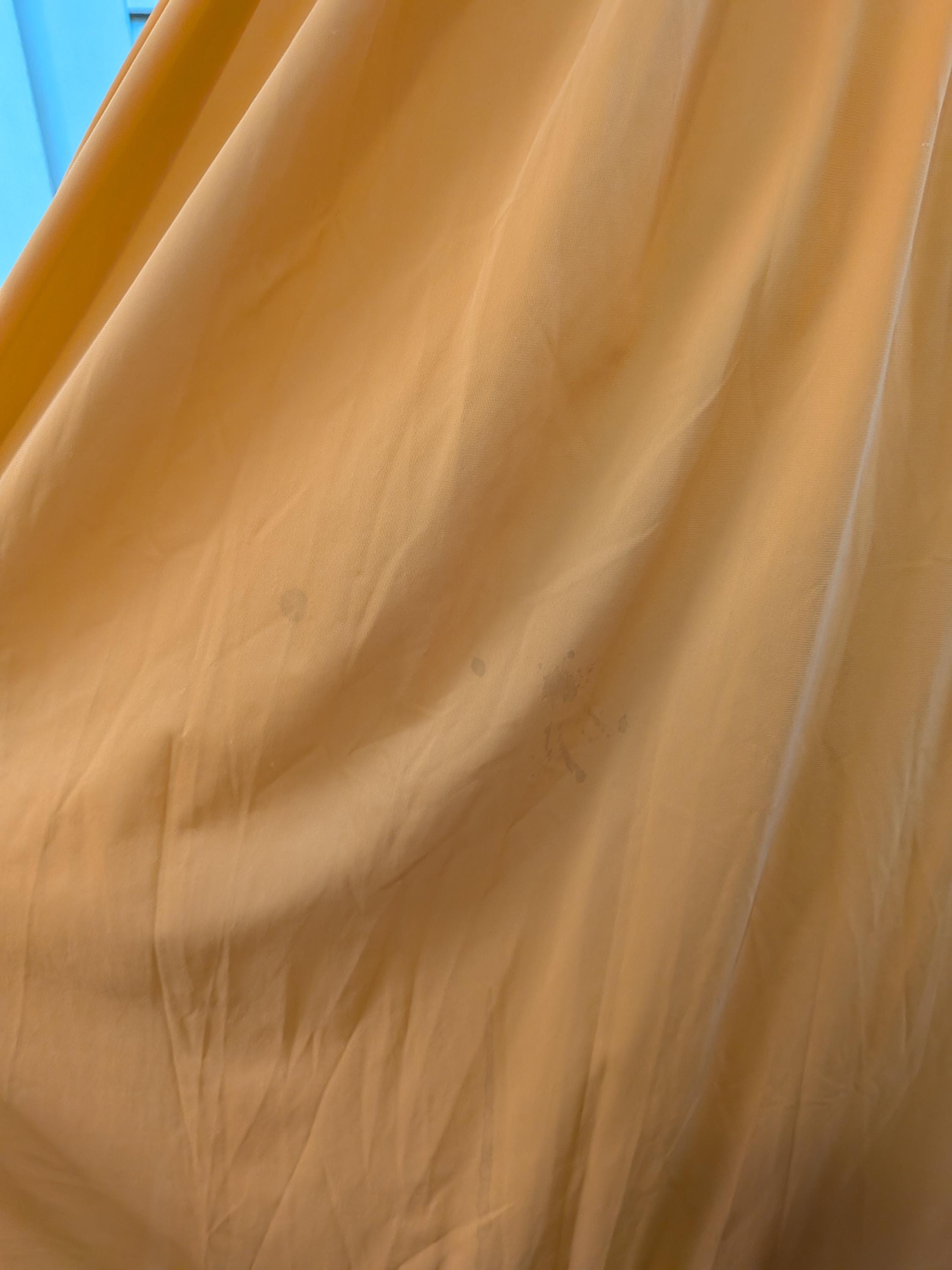 Vintage 1970s Orange Floor Length Nightgown