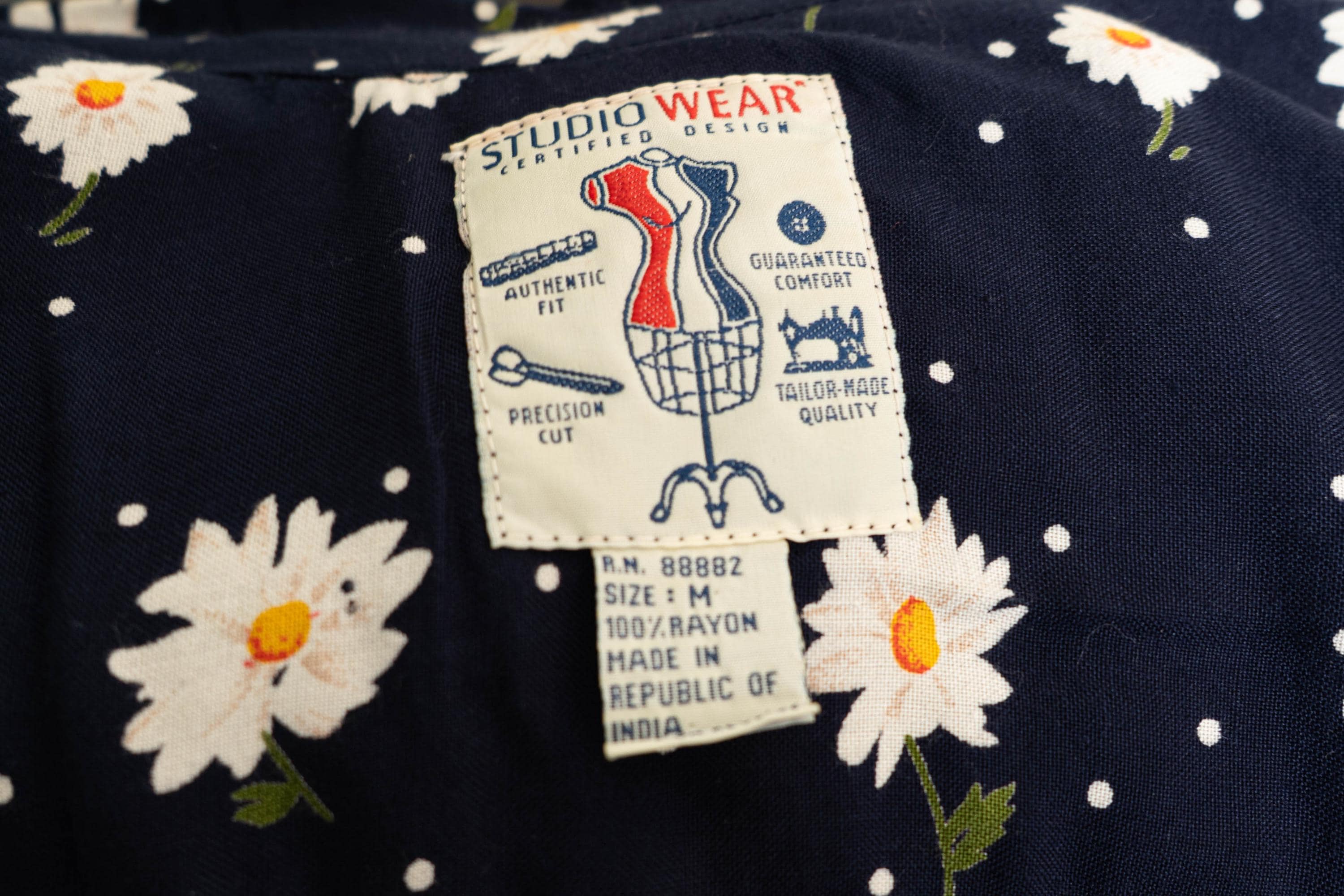 Vintage 1980s Blue Floral Daisy Romper Jumpsuit