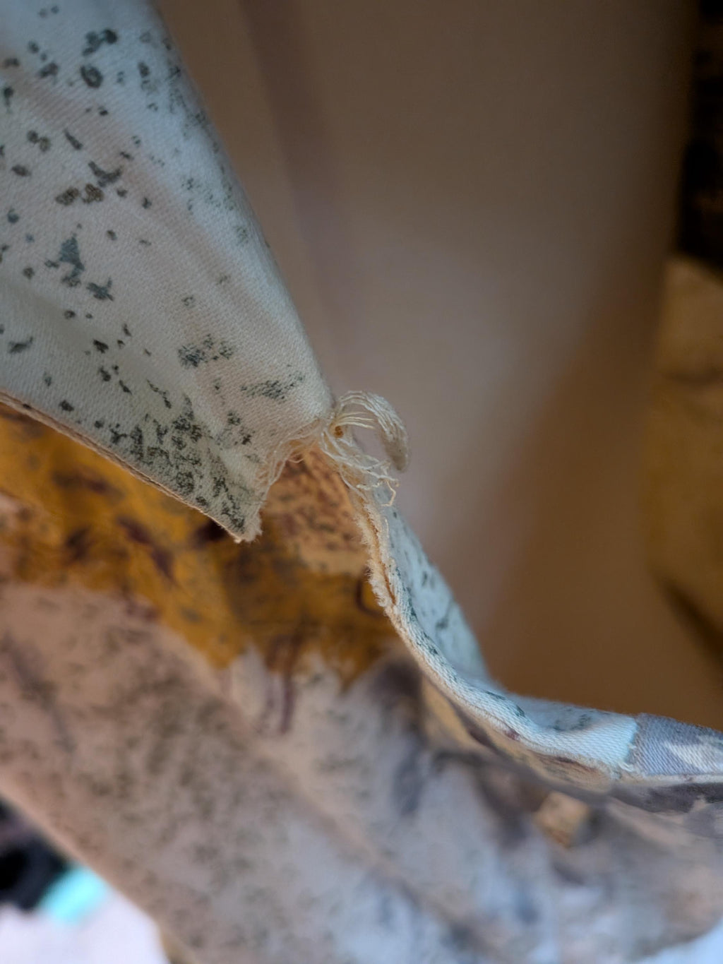 Vintage 1950s Yellow Floral Party Dress Beaded