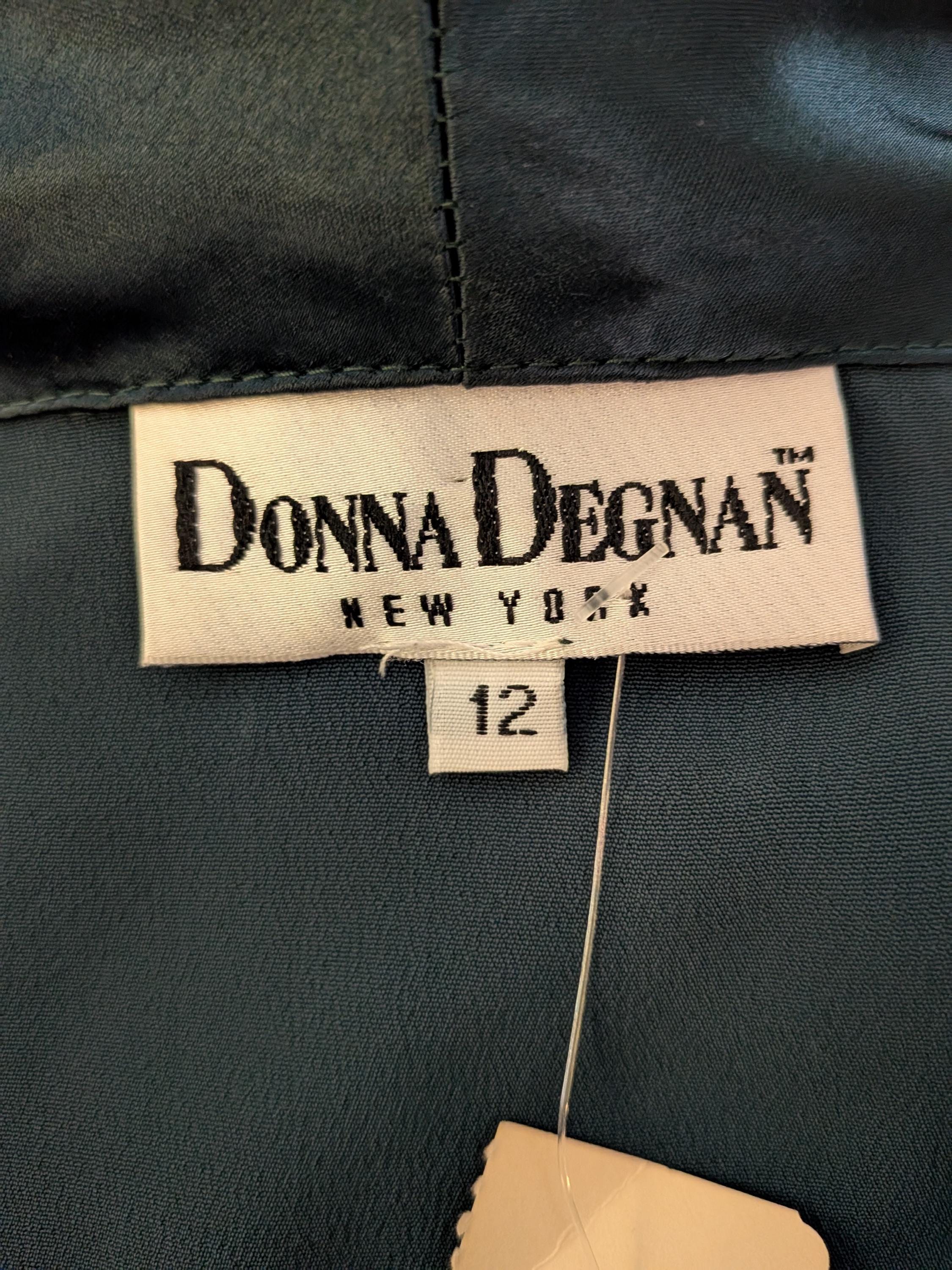 Vintage 1980s Teal Satin and Black Lace Bodysuit Deadstock