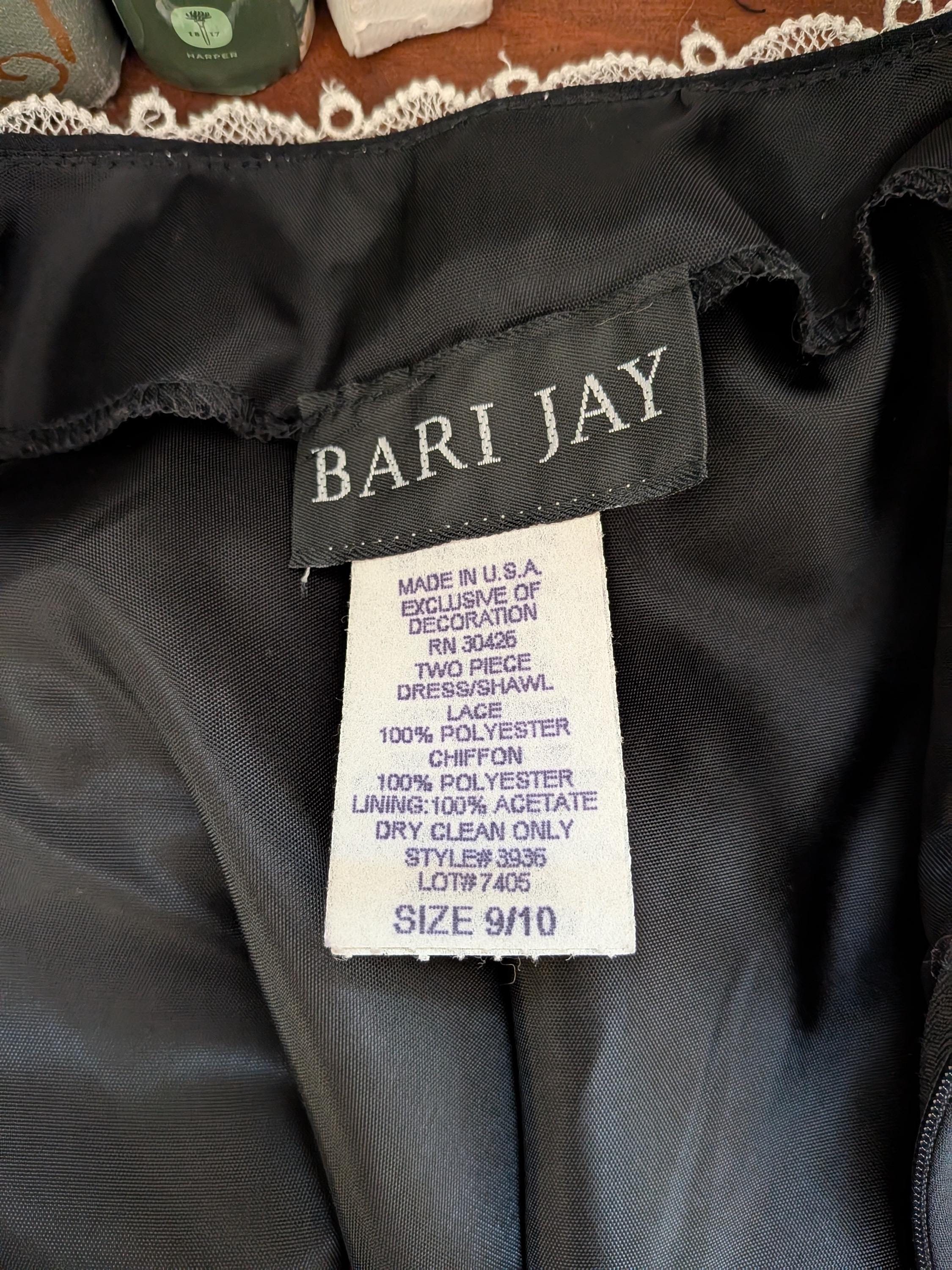 Vintage 1990s Formal Black and White Gown Prom Homecoming Dress