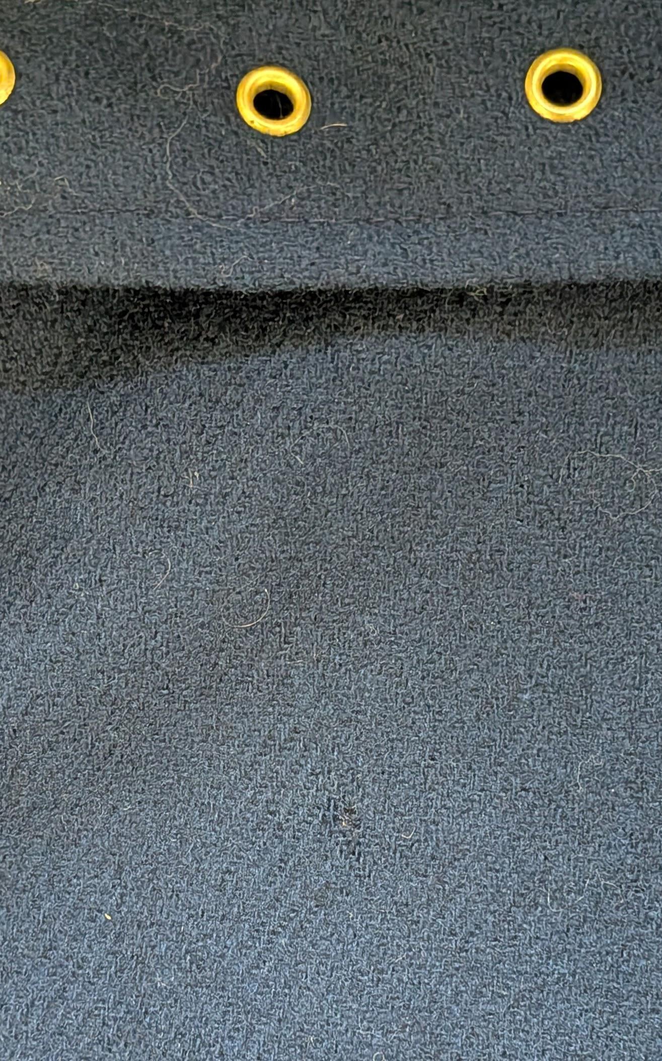 Vintage 1960s Navy Blue Belted Mini Wrap Skirt